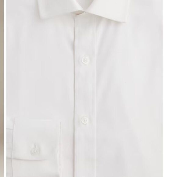 J. Crew Men's Tall Bowery performance stretch dress shirt with spread collar XXL - Picture 7 of 8